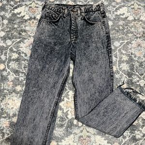 Ikeda acid wash jeans